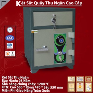 két sắt thu ngân cao cấp